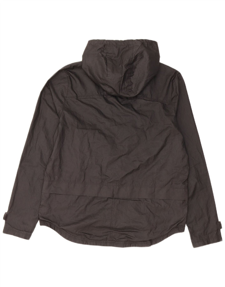 Nike Womens Hooded Rain Jacket UK 14 Medium Black Polyester