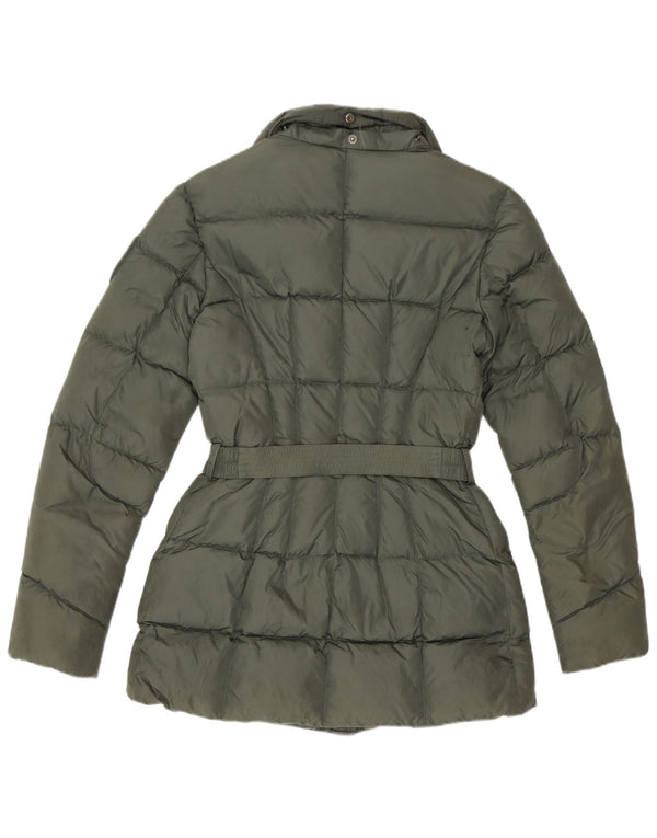 ADD Womens Padded Jacket UK 12 Medium Khaki Polyamide