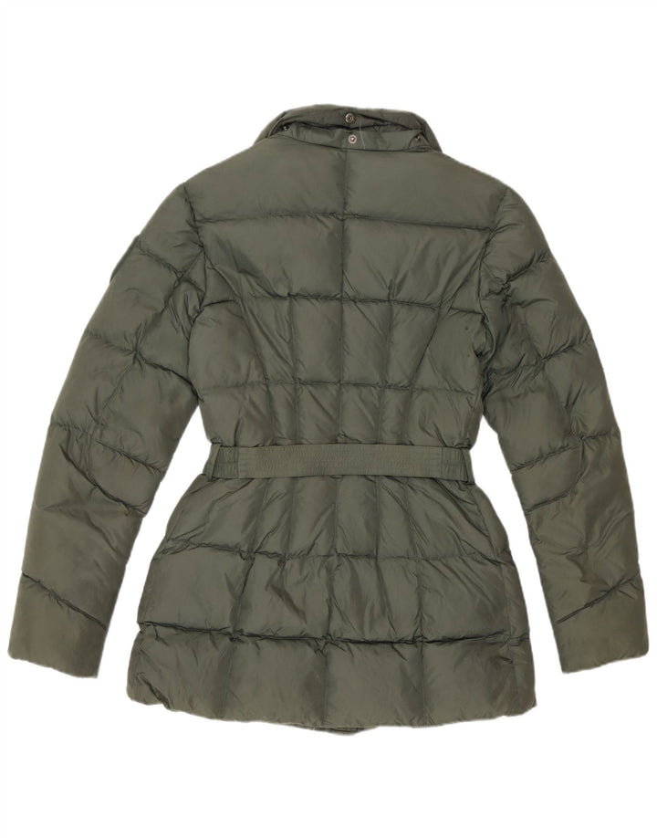 ADD Womens Padded Jacket UK 12 Medium Khaki Polyamide