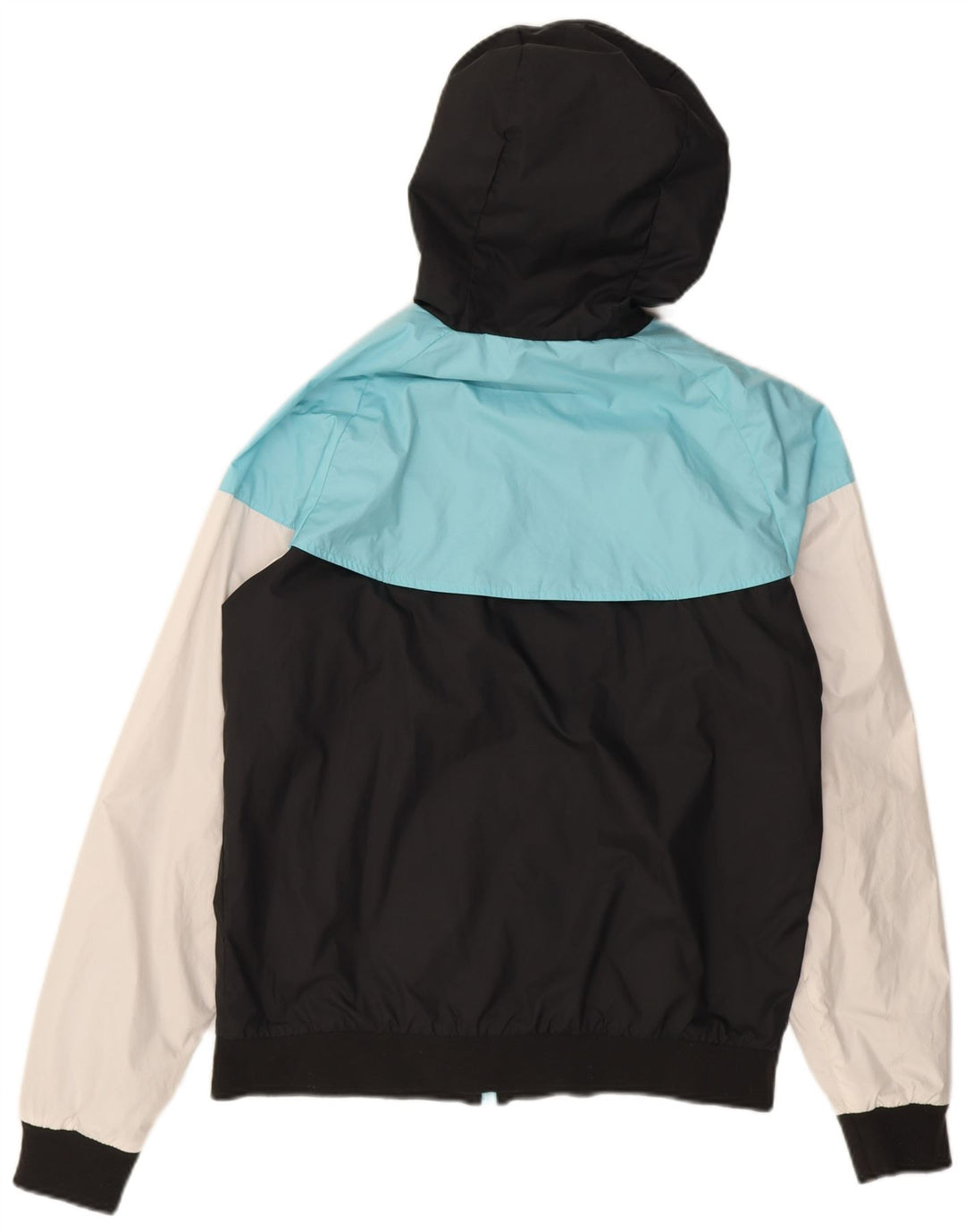 Nike Mens Hooded Bomber Jacket UK 38 Medium Multicoloured Colourblock