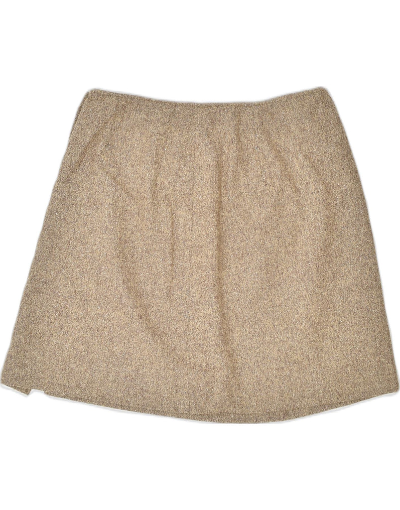 VINTAGE Womens Mini Skirt W32 Large Beige | Vintage | Thrift | Second-Hand | Used Clothing | Messina Hembry 