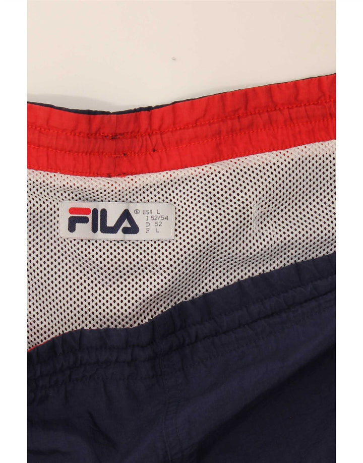 Fila Mens Sport Shorts Large Navy Blue