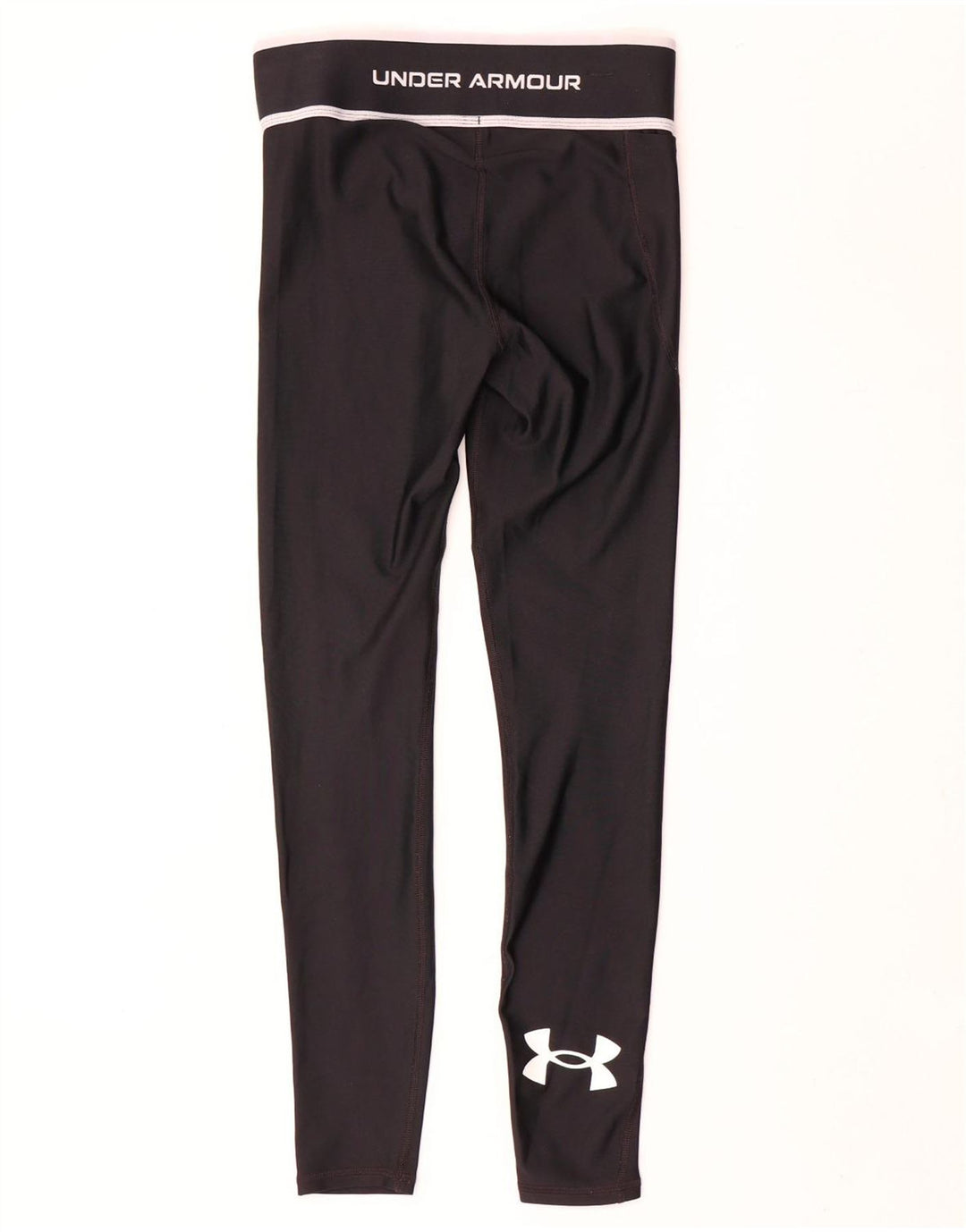 Under Armour Womens Graphic Leggings UK 10 Small Black