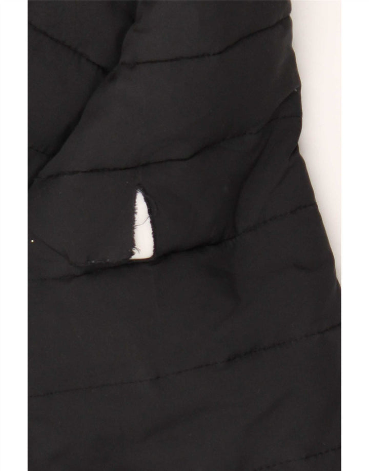 Zara Mens Padded Jacket UK 40 Large Black Polyester