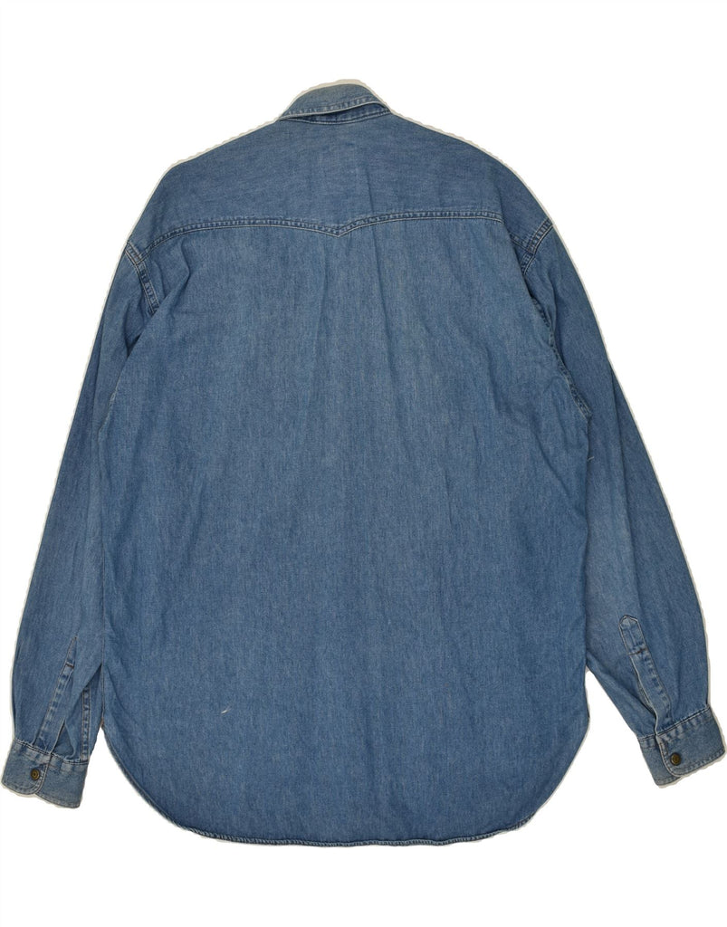 CASSUCI Mens Denim Shirt XL Blue | Vintage Cassuci | Thrift | Second-Hand Cassuci | Used Clothing | Messina Hembry 