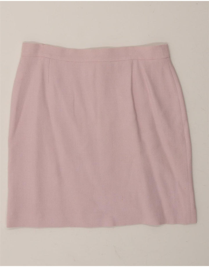 MAX & CO. Womens Mini Skirt IT 42 Medium W30 Pink Acetate Vintage Max & Co. and Second-Hand Max & Co. from Messina Hembry 