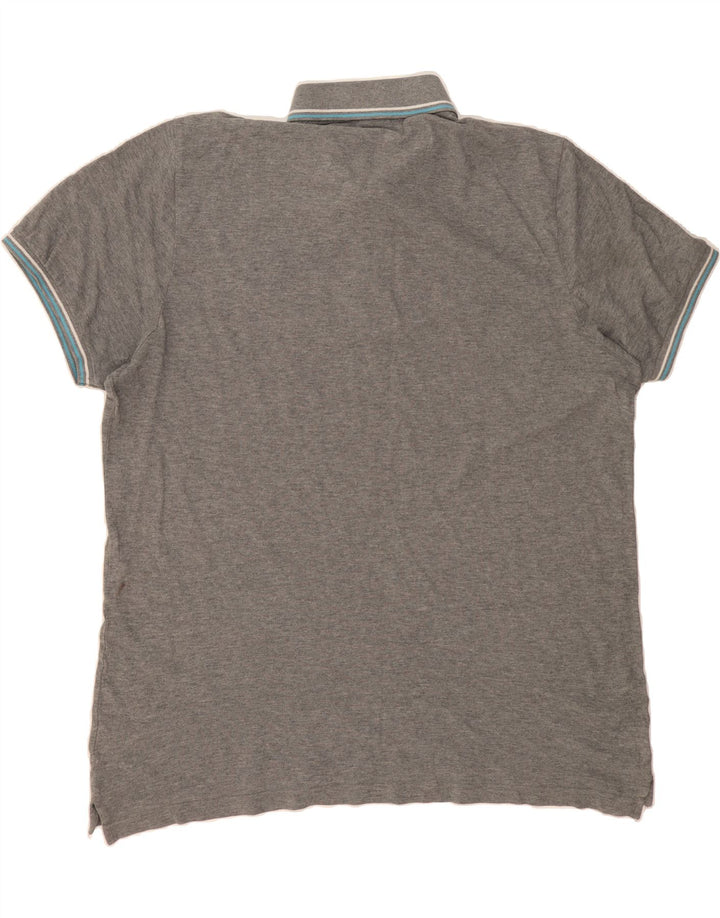 PUMA Mens Polo Shirt 2XL Grey Cotton Vintage Puma and Second-Hand Puma from Messina Hembry 