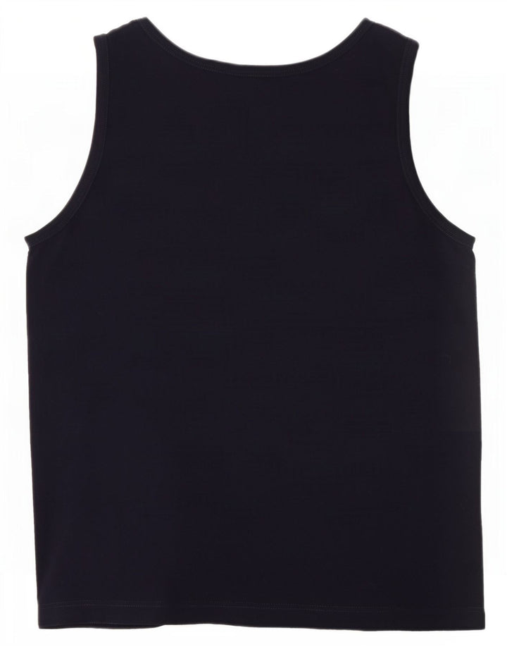 Fila Mens Vest Top Small Navy Blue Cotton