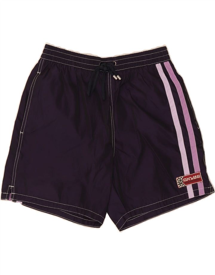 VINTAGE Boys Swimming Shorts 15-16 Years  Purple Vintage Vintage and Second-Hand Vintage from Messina Hembry 