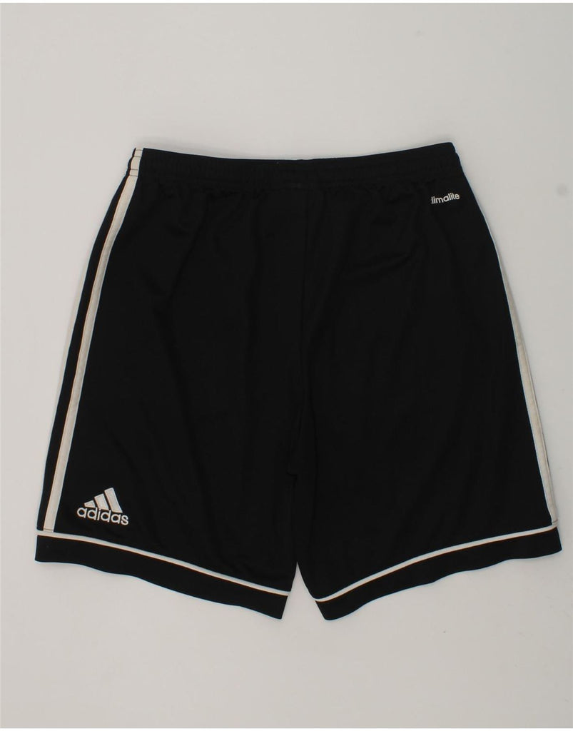 ADIDAS Boys Climalite Sport Shorts 13-14 Years Black Polyester | Vintage Adidas | Thrift | Second-Hand Adidas | Used Clothing | Messina Hembry 