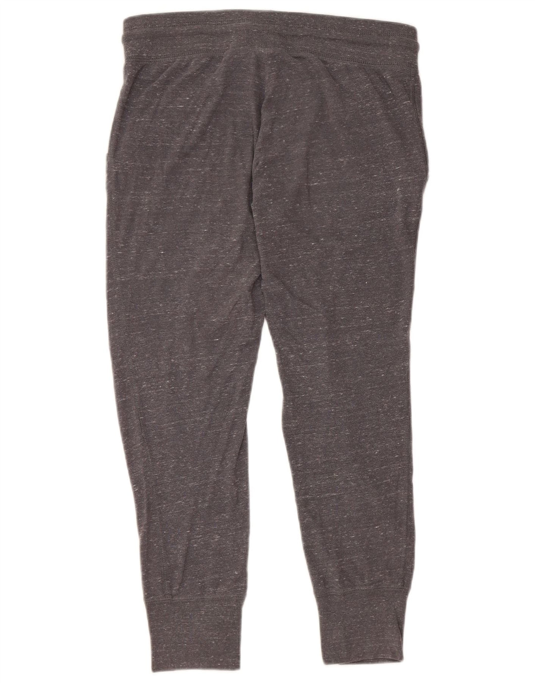 NIKE Womens Tracksuit Trousers Joggers UK 6 XS Grey Flecked Cotton