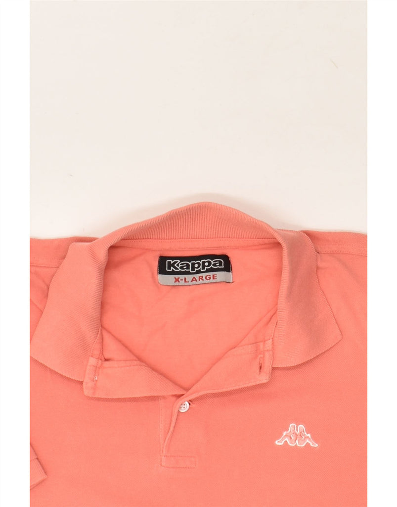 KAPPA Mens Polo Shirt XL Orange Cotton | Vintage Kappa | Thrift | Second-Hand Kappa | Used Clothing | Messina Hembry 