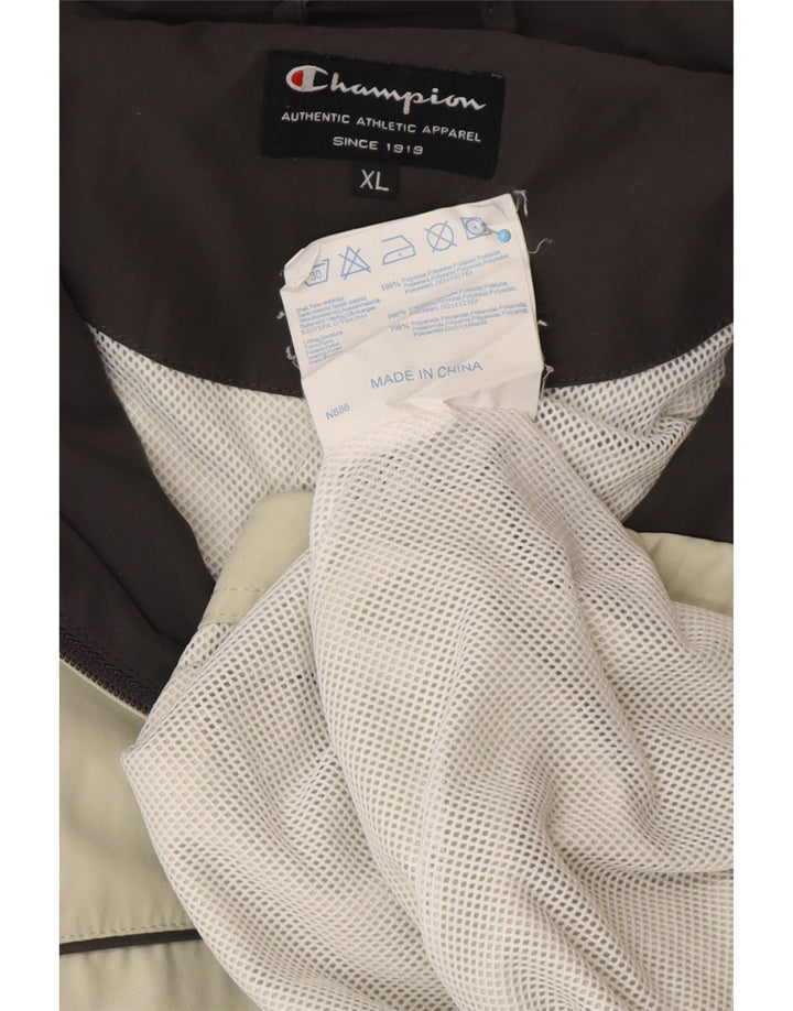 CHAMPION Mens Tracksuit Top Jacket XL Green Polyester