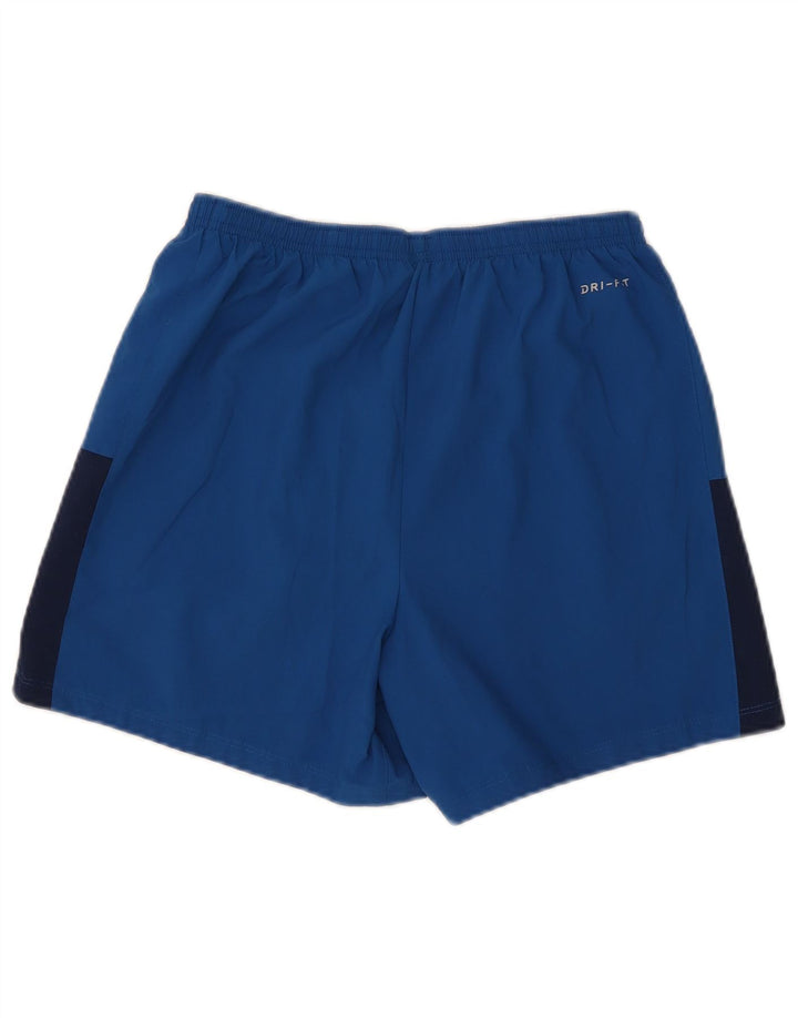 Nike Mens Dri Fit Sport Shorts Medium Blue Colourblock