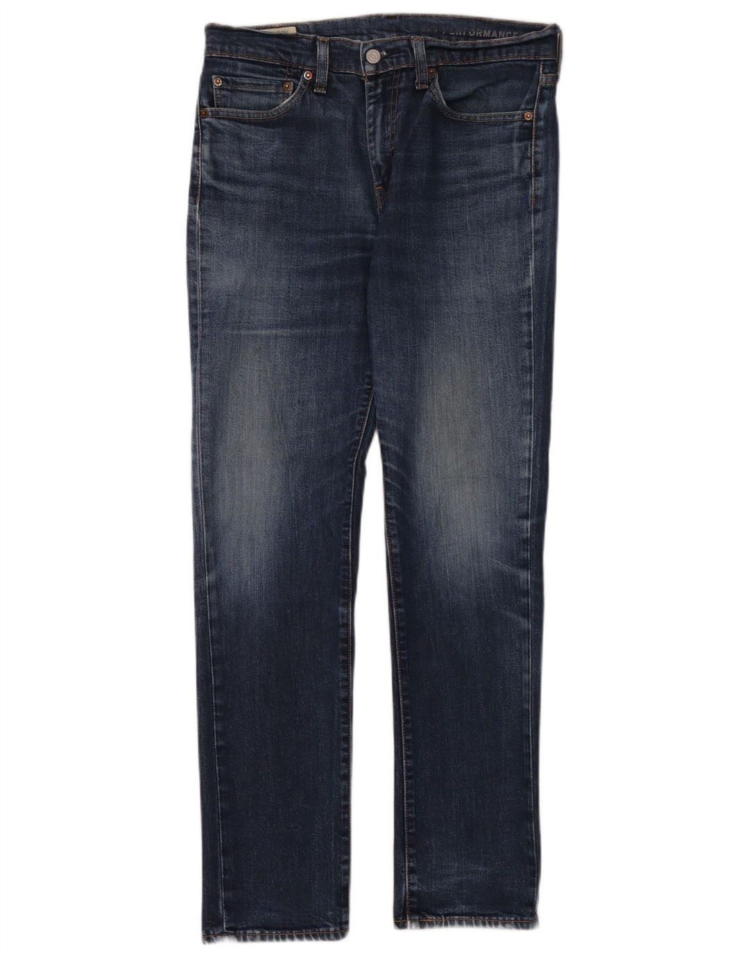 Levi's Mens 511 Slim Jeans W32 L32 Navy Blue Cotton