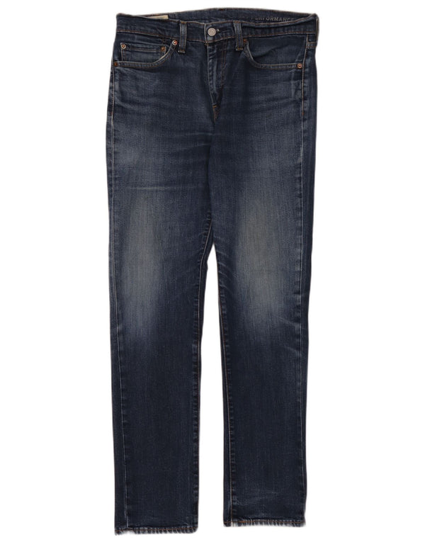 Levi's Mens 511 Slim Jeans W32 L32 Navy Blue Cotton
