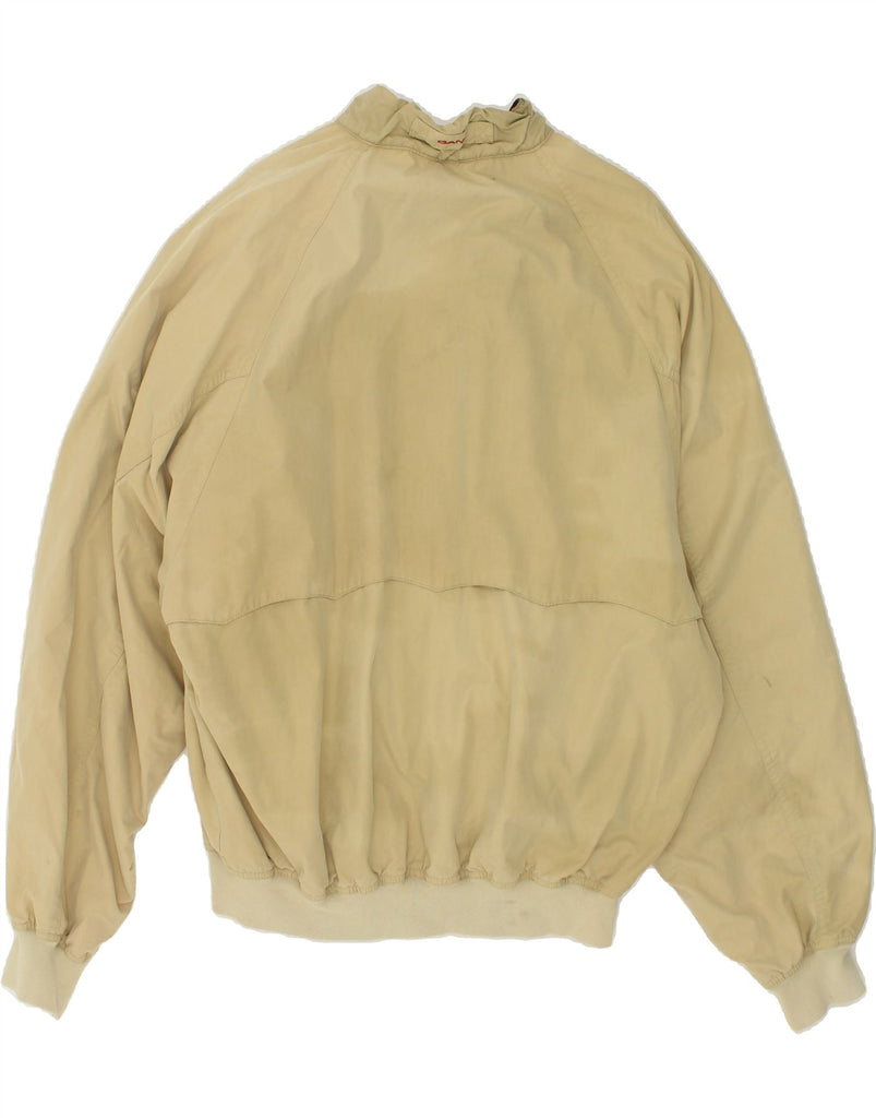 GANT Mens Loose Fit Bomber Jacket UK 42 XL Beige Cotton Vintage Gant and Second-Hand Gant from Messina Hembry 