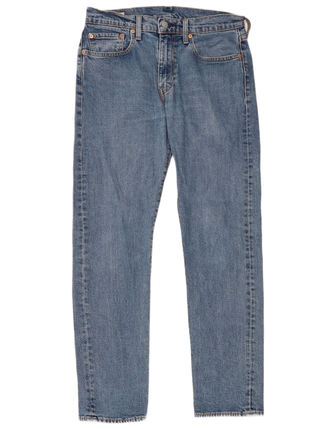 Levi's Mens 502 Straight Jeans W32 L32 Blue Cotton