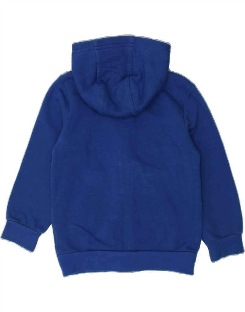 ADIDAS Baby Boys Graphic Zip Neck Jumper Sweater 18-24 Months Blue Cotton | Vintage Adidas | Thrift | Second-Hand Adidas | Used Clothing | Messina Hembry 