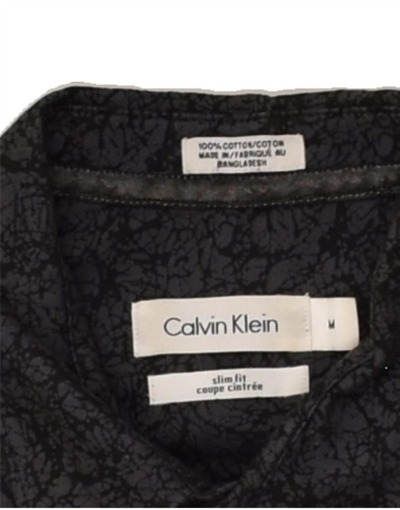 CALVIN KLEIN JEANS Mens Slim Fit Shirt Medium Grey Cotton | Vintage Calvin Klein Jeans | Thrift | Second-Hand Calvin Klein Jeans | Used Clothing | Messina Hembry 