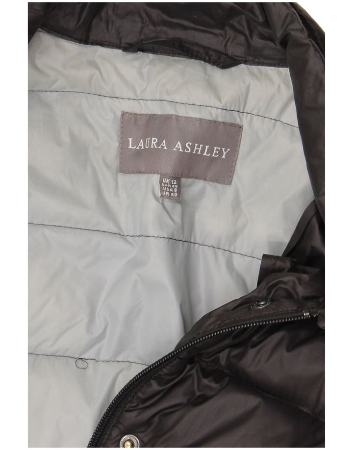 Laura Ashley Womens Padded Jacket UK 12 Medium Black