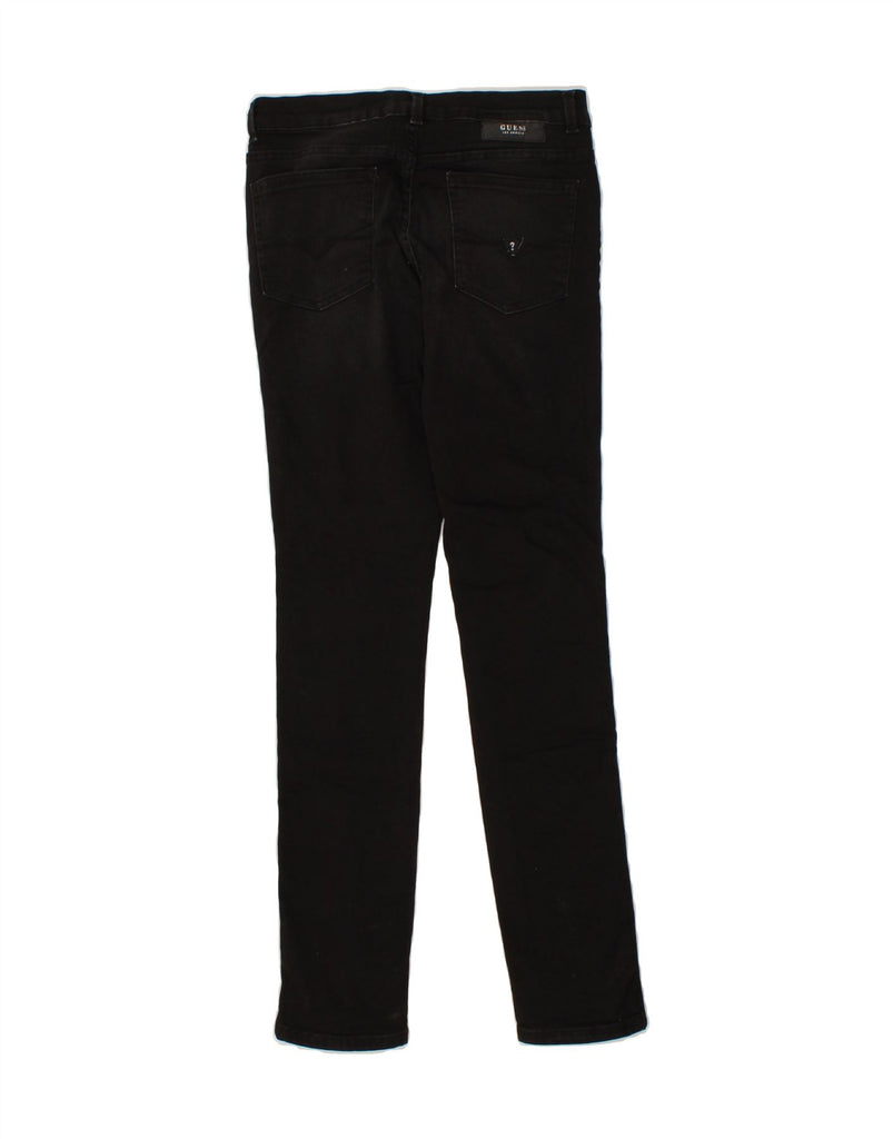 GUESS Womens Skinny Jeans UK 14 Medium W30 L31 Black Cotton Vintage Guess and Second-Hand Guess from Messina Hembry 