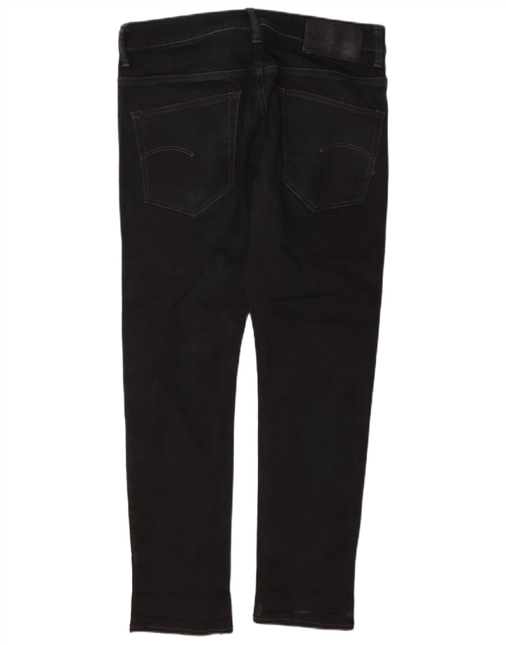 G-Star Mens 3301 Slim Jeans W32 L30 Navy Blue Cotton