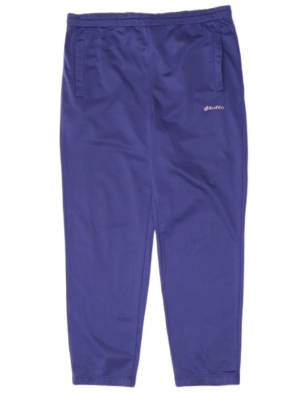 Lotto Mens Tracksuit Trousers Large  Blue Polyester