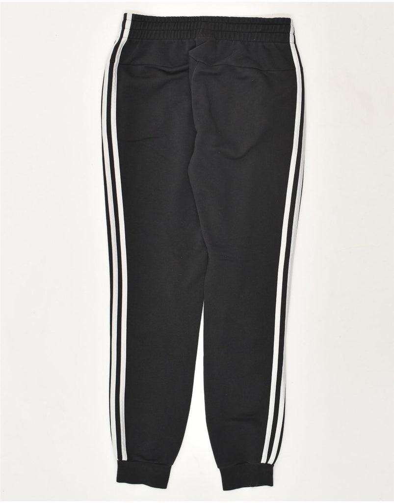 ADIDAS Womens Tracksuit Trousers Joggers UK 8/10 Small Black Cotton | Vintage Adidas | Thrift | Second-Hand Adidas | Used Clothing | Messina Hembry 