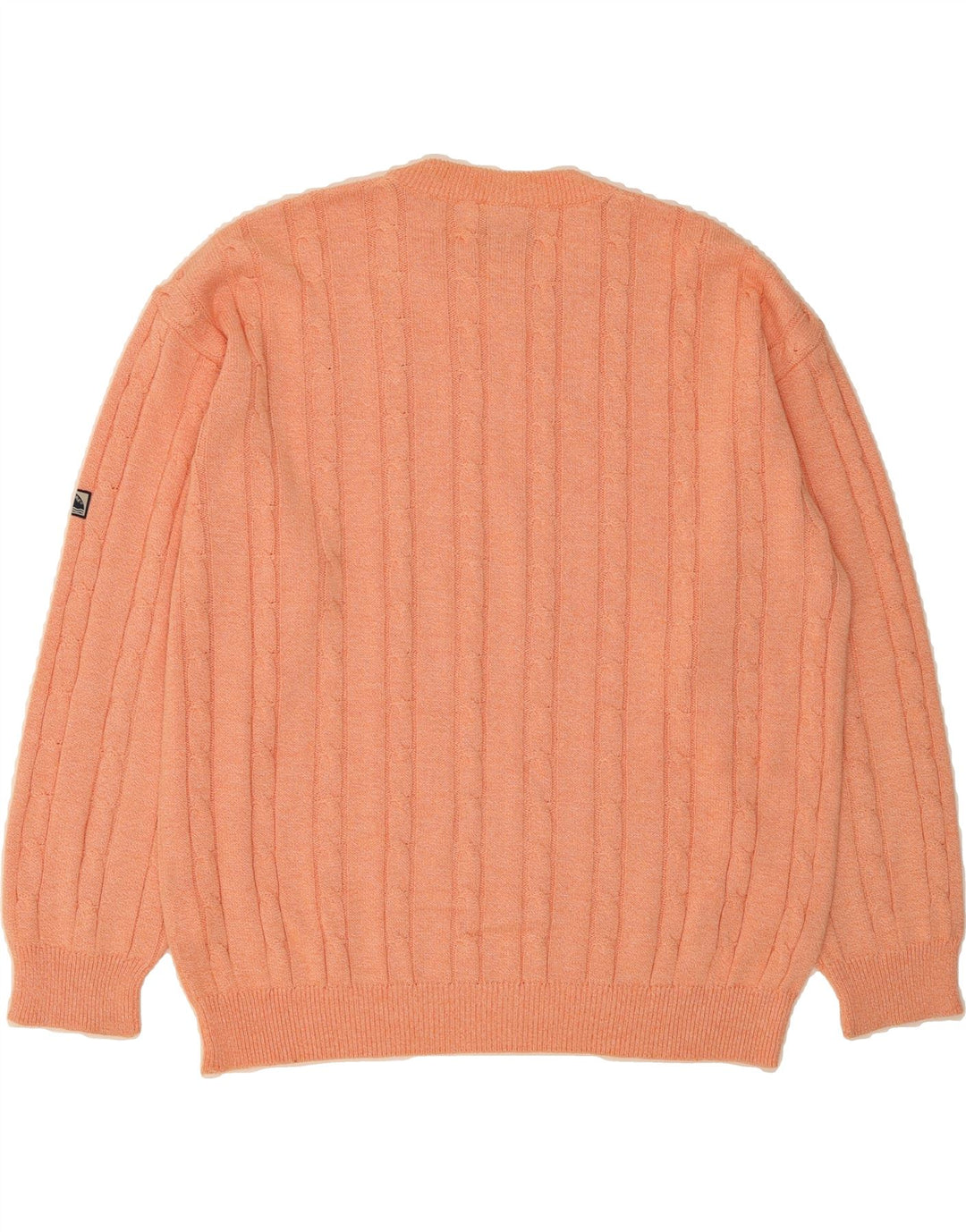 NAVIGARE Mens Crew Neck Jumper Sweater XL Orange Cotton Vintage Navigare and Second-Hand Navigare from Messina Hembry 