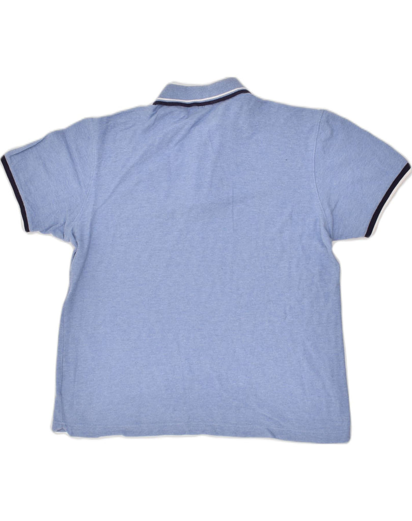 FILA Mens Polo Shirt Large Blue Cotton | Vintage Fila | Thrift | Second-Hand Fila | Used Clothing | Messina Hembry 