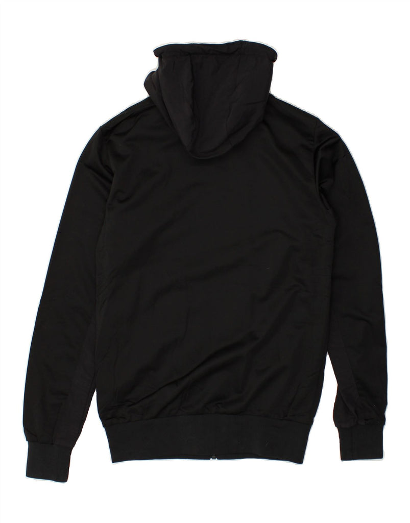 ELLESSE Mens Zip Hoodie Sweater XS Black Polyester | Vintage Ellesse | Thrift | Second-Hand Ellesse | Used Clothing | Messina Hembry 