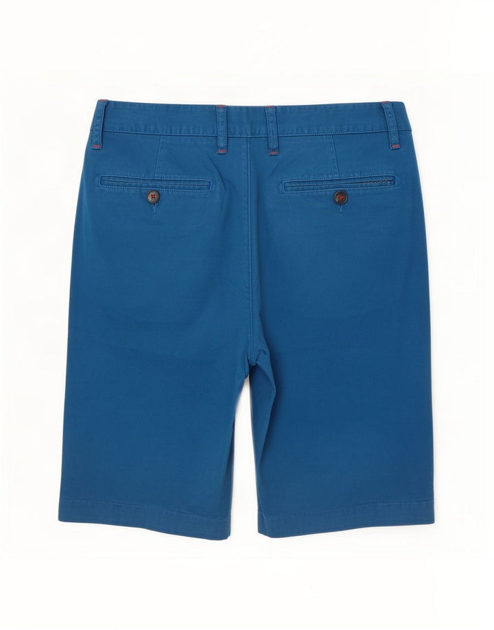 Ted Baker Mens Chino Shorts Medium W32 Blue Cotton