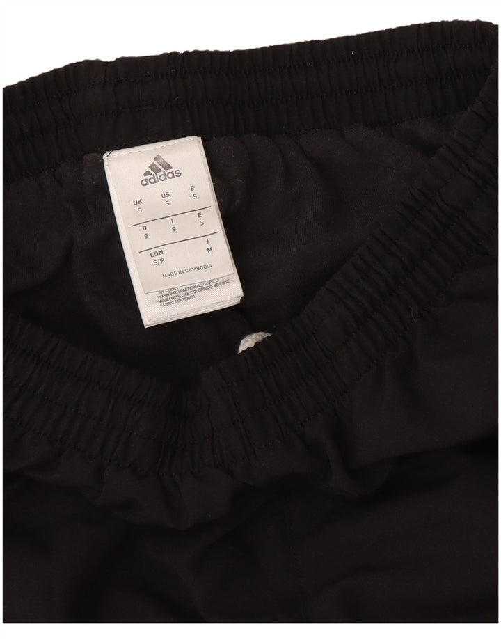 Adidas Mens Tracksuit Trousers Joggers Small  Black Polyester