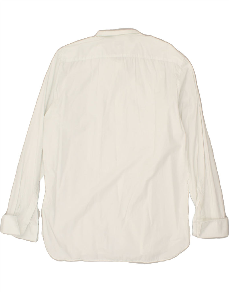 VALENTINO Mens Tuxedo Shirt Size 17 43 XL White Cotton | Vintage Valentino | Thrift | Second-Hand Valentino | Used Clothing | Messina Hembry 