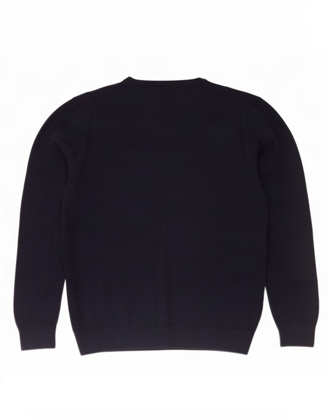 Lacoste Mens Crew Neck Jumper Sweater Size 5 Large Navy Blue