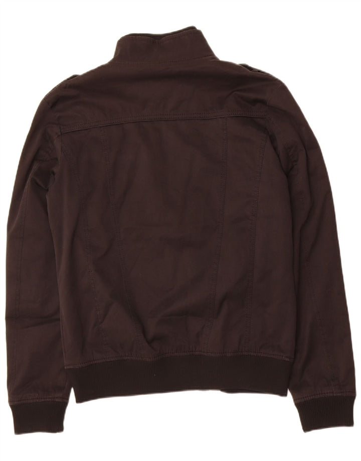 Zara Mens Military Bomber Jacket UK 36 Small Black