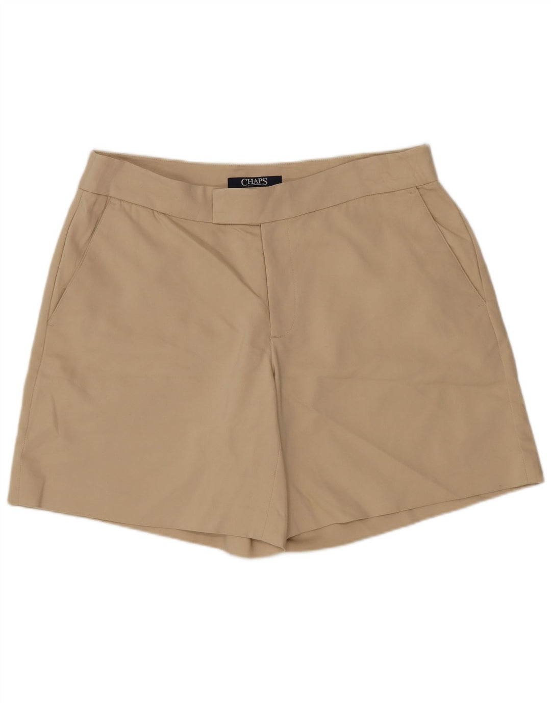 Chaps Womens Chino Shorts US 8 Medium W32 Beige Cotton
