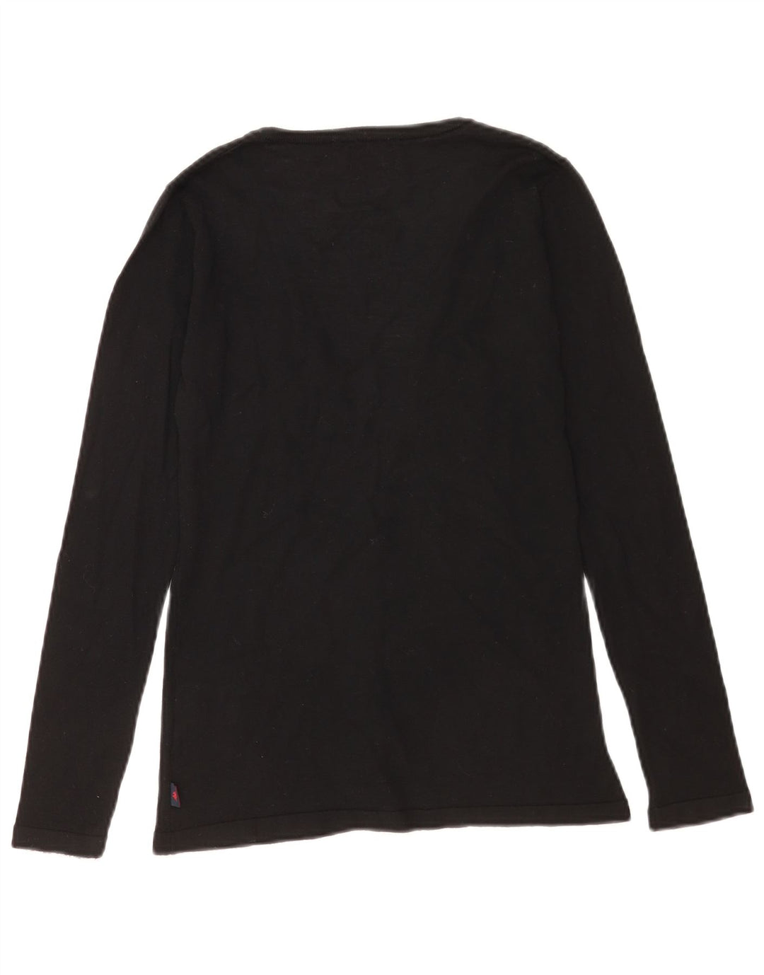 Kappa Womens Cardigan Sweater UK 6 XS Black Wool