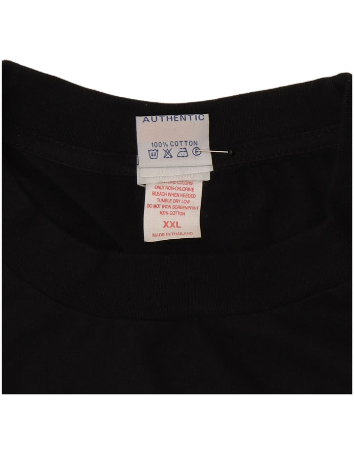 Rip Curl Mens Graphic T-Shirt Top 2XL Black Cotton