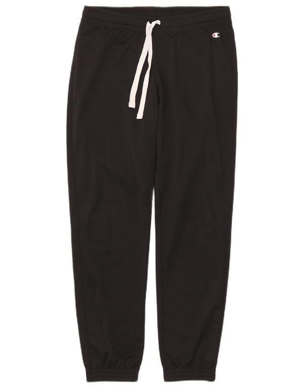 Champion Mens Tracksuit Trousers Joggers Small  Black Polyester