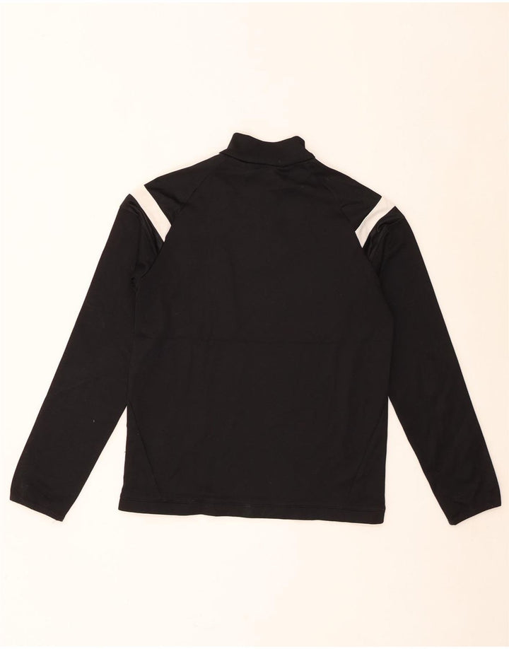 Adidas Boys Climalite Pullover Tracksuit Top 11-12 Years Large Black