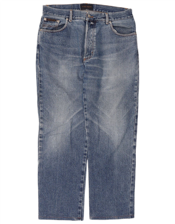 Gant Mens Regular Straight Jeans W34 L27 Blue Cotton