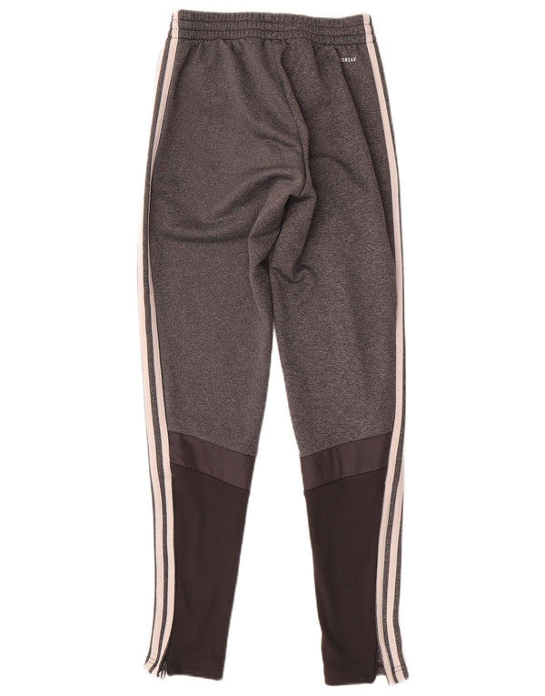 Adidas Mens Aeroready Tracksuit Trousers XS Grey Colourblock Polyester