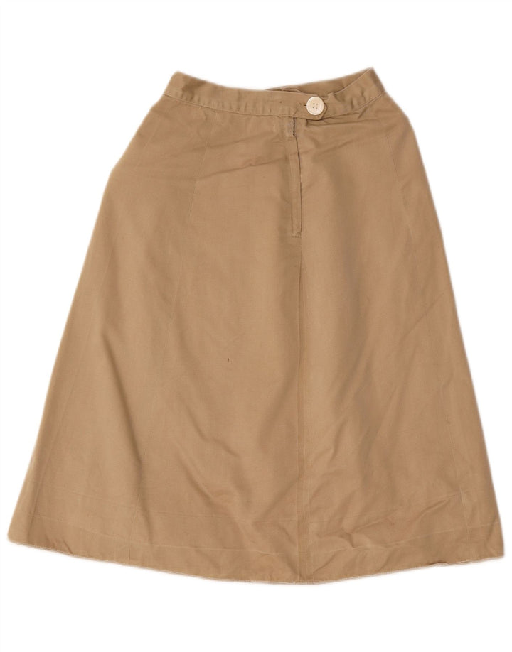 Vintage Womens A-Line Skirt W22 2XS  Khaki