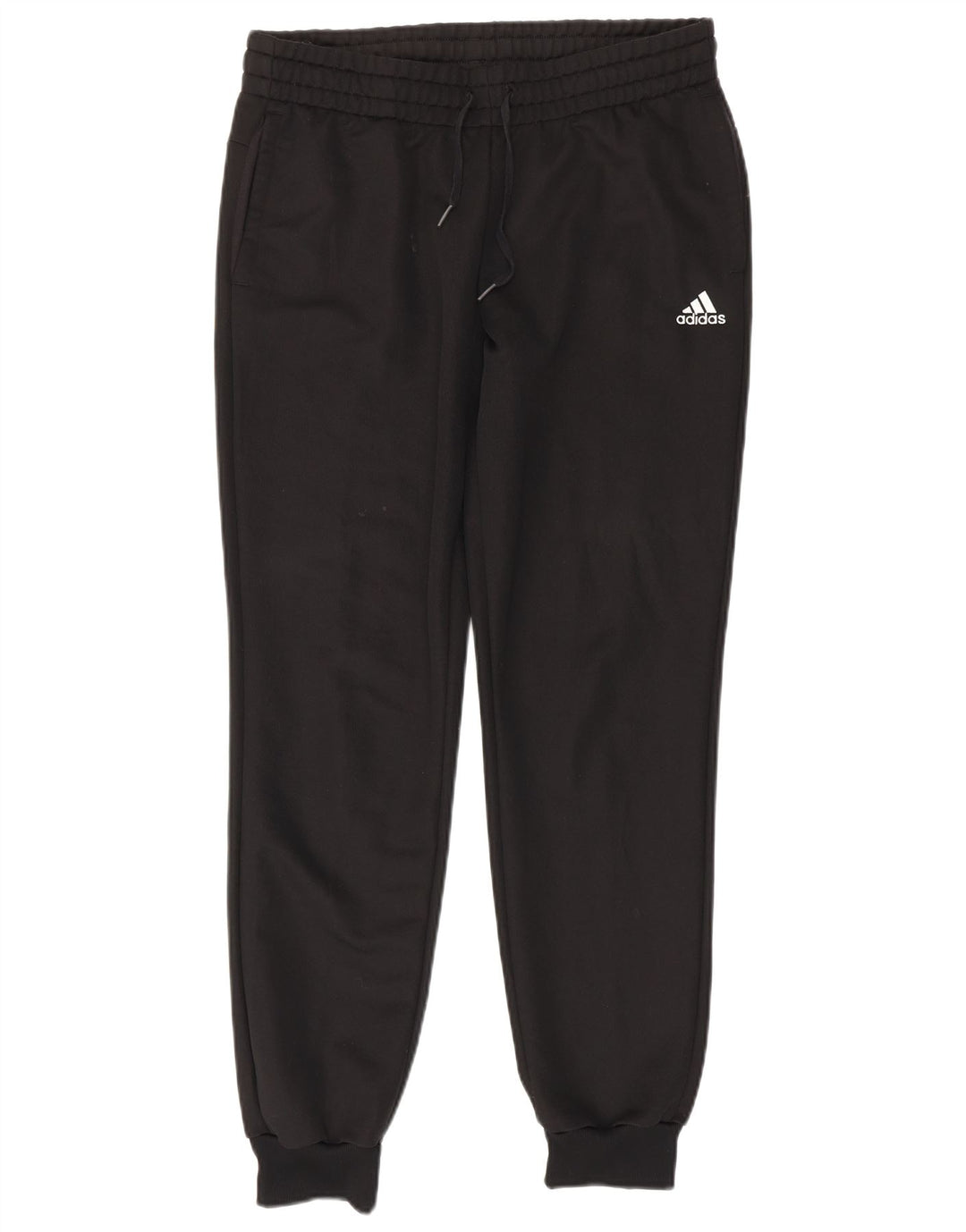Adidas Womens Tracksuit Trousers Joggers UK 12/14 Medium Black Polyester