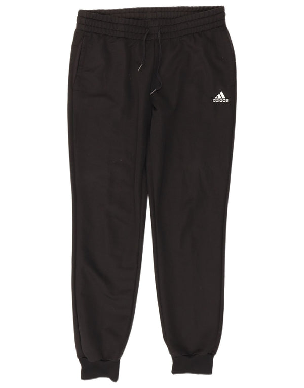 Adidas Womens Tracksuit Trousers Joggers UK 12/14 Medium Black Polyester
