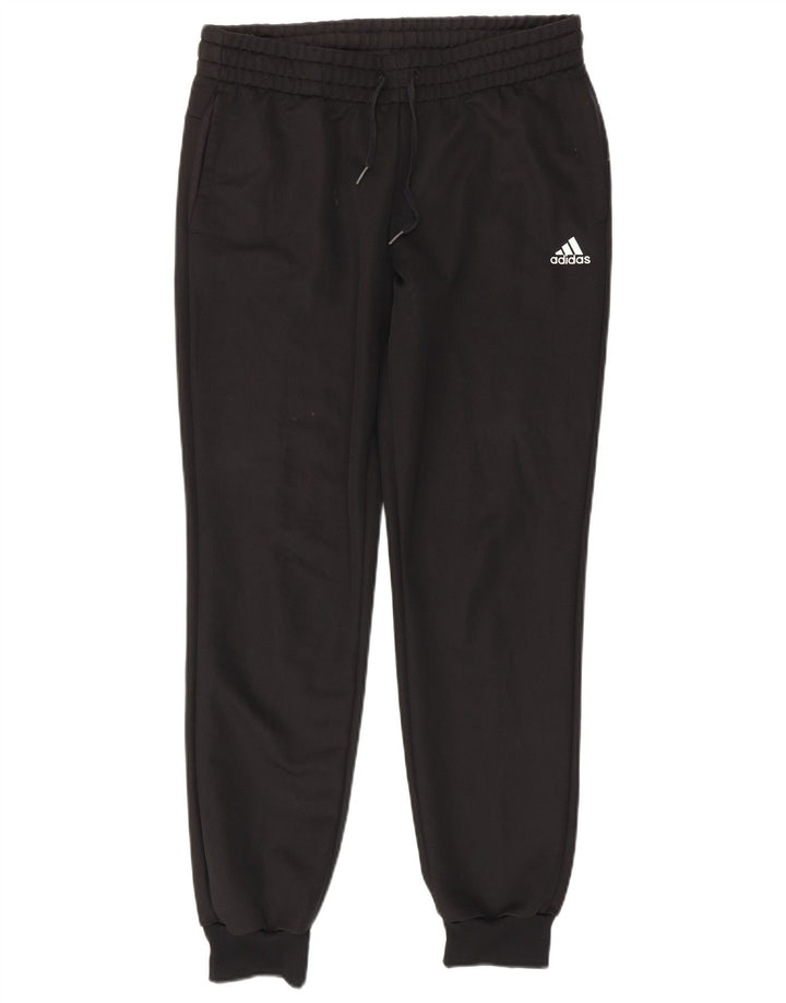 Adidas Womens Tracksuit Trousers Joggers UK 12/14 Medium Black Polyester