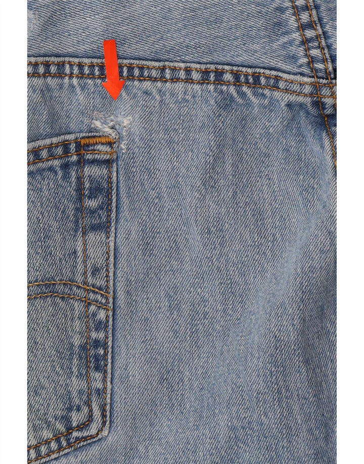 Levi's Mens 501 Straight Jeans W46 L27 Blue Cotton