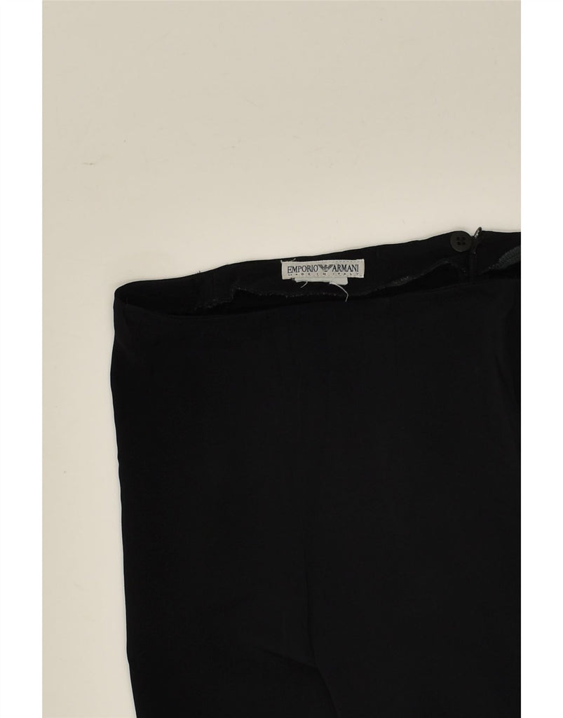 EMPORIO ARMANI Womens Slim Casual Trousers W28 L25  Black | Vintage Emporio Armani | Thrift | Second-Hand Emporio Armani | Used Clothing | Messina Hembry 